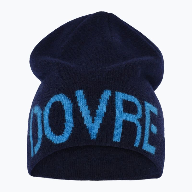 Czapka zimowa męska Dovre Wool Logo Beanie blue