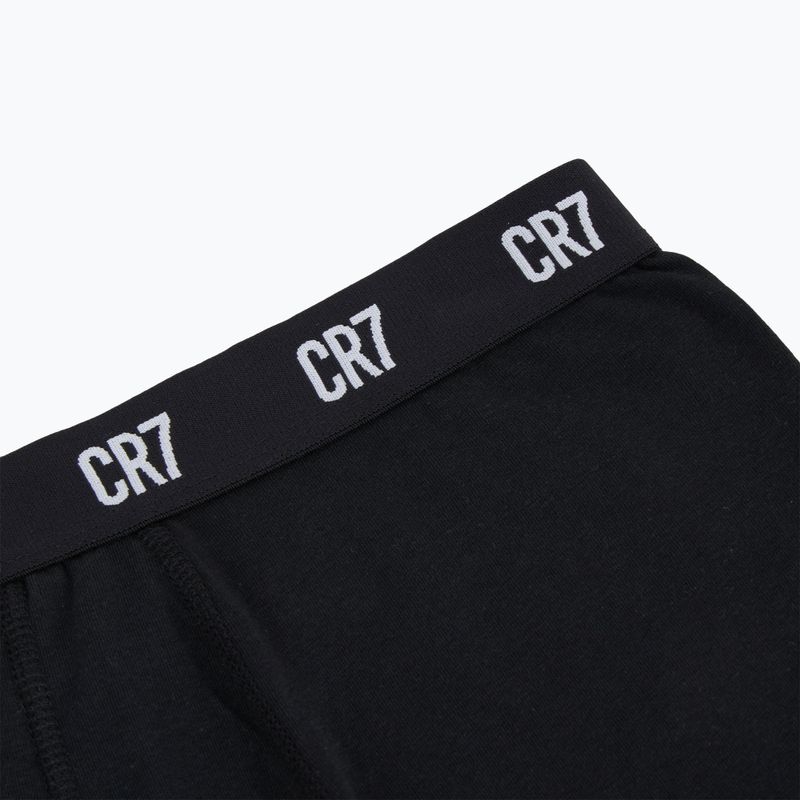 Bokserki męskie CR7 Basic Trunk 3 pary white/ greymelange/ black 6