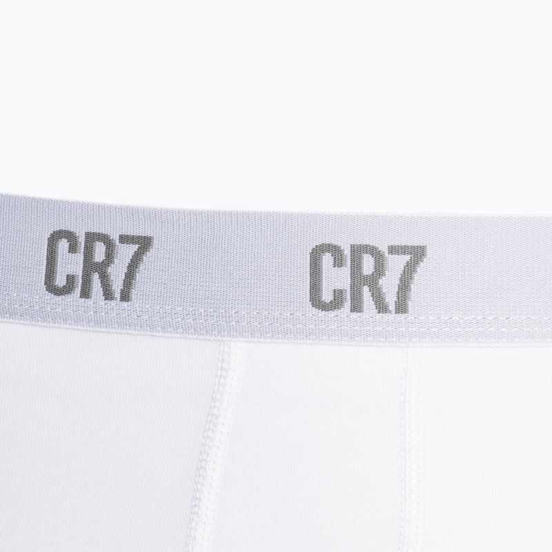 Bokserki męskie CR7 Basic Trunk 3 pary grey melange/white/navy 4