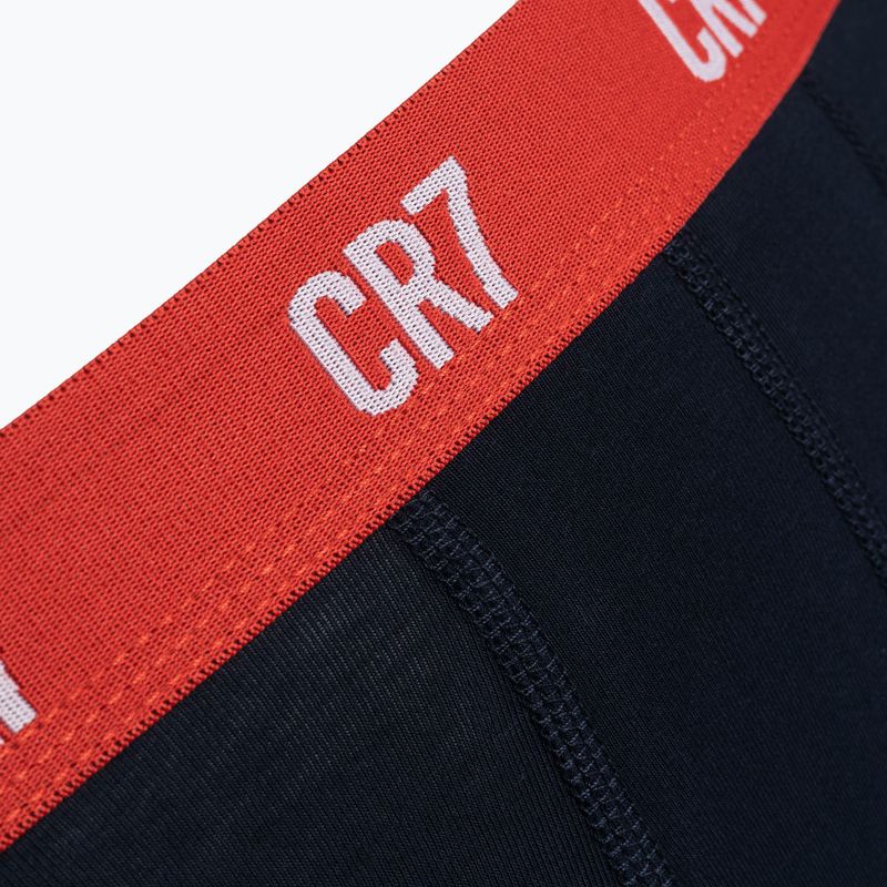 Bokserki męskie CR7 Basic Trunk 3 pary grey melange/red/navy 11