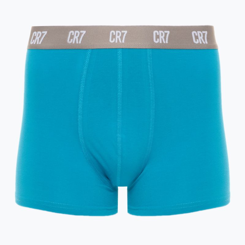 Bokserki męskie CR7 Basic Trunk 3 pary black/ green/ light green 2