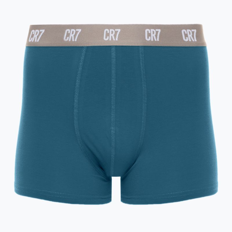 Bokserki męskie CR7 Basic Trunk 3 pary black/ green/ light green 3