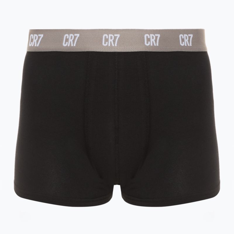 Bokserki męskie CR7 Basic Trunk 3 pary black/ green/ light green 4