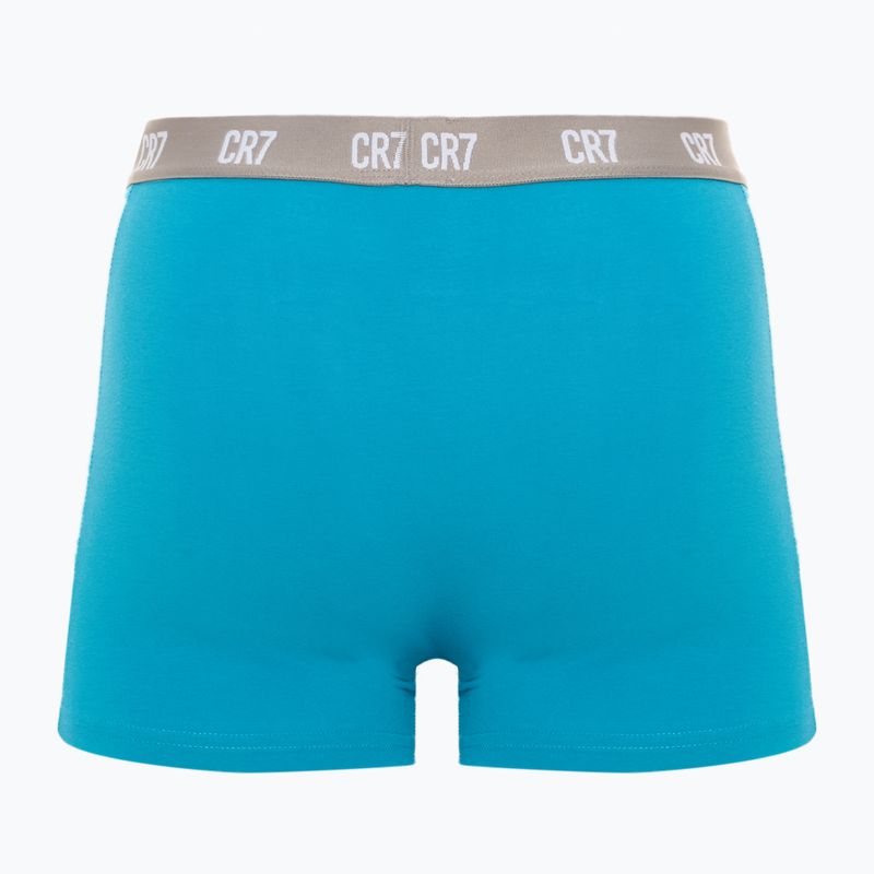 Bokserki męskie CR7 Basic Trunk 3 pary black/ green/ light green 5