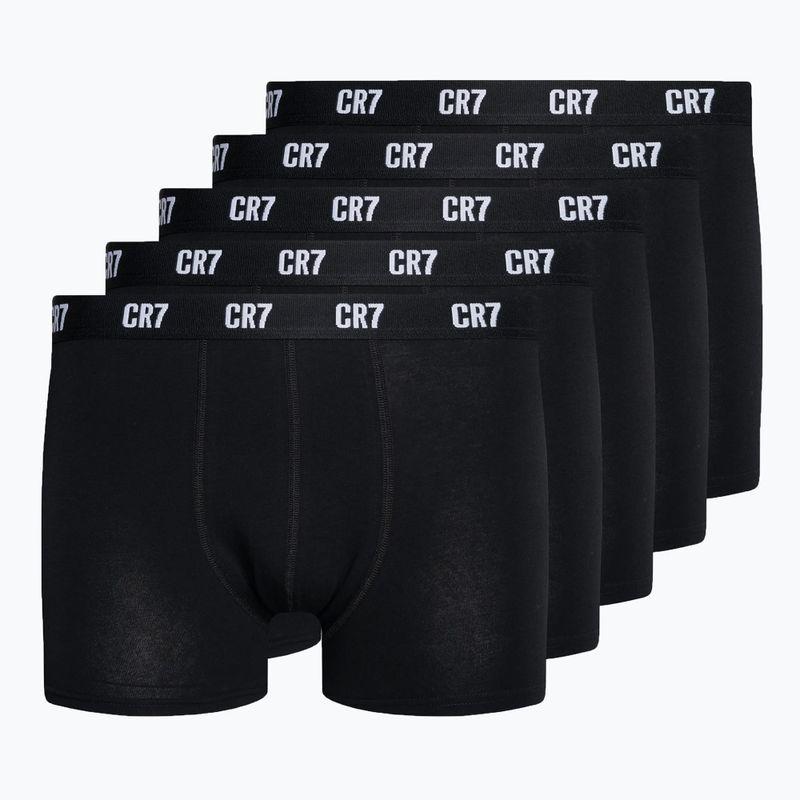 Bokserki męskie CR7 Basic Trunk 5 par 2900 black