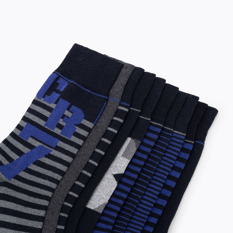 Skarpety męskie CR7 Socks 10 par navy 22