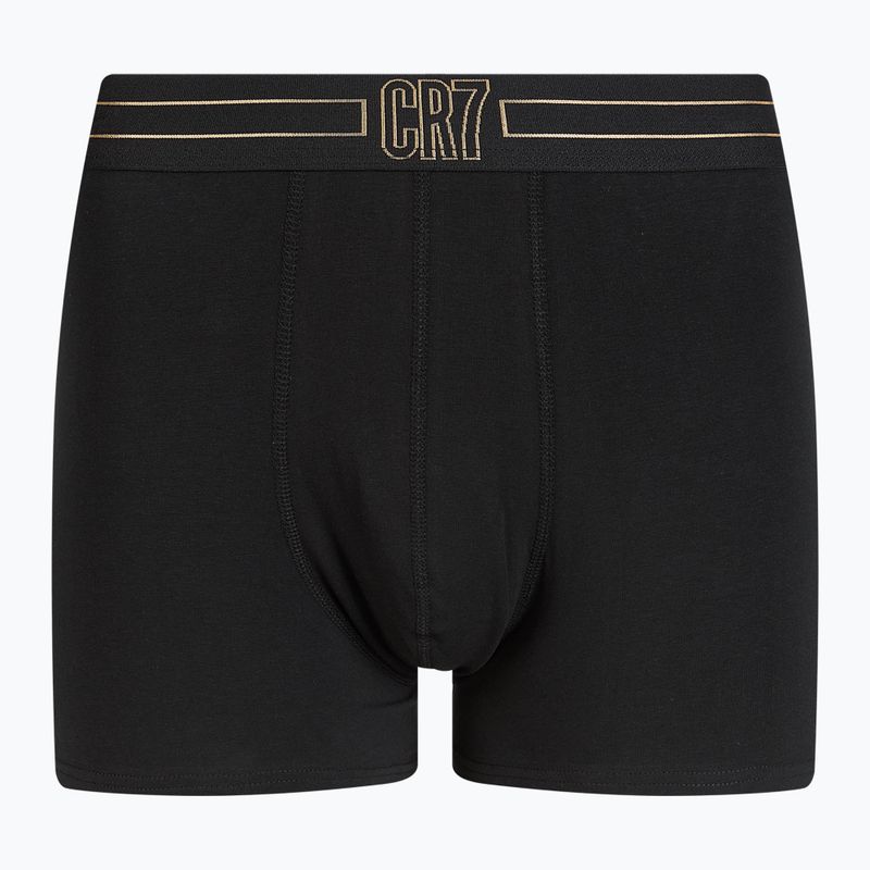 Bokserki męskie CR7 Basic Trunk 5 par black/gold 2