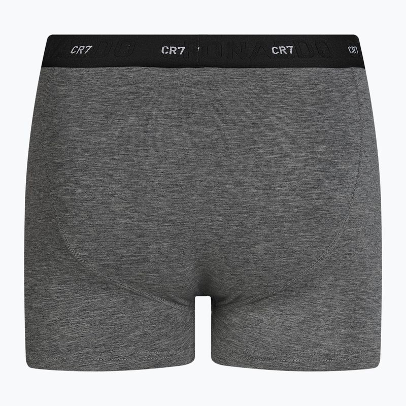 Bokserki męskie CR7 Bamboo Trunk FSC 3 pary black/ dark grey/ grey 6