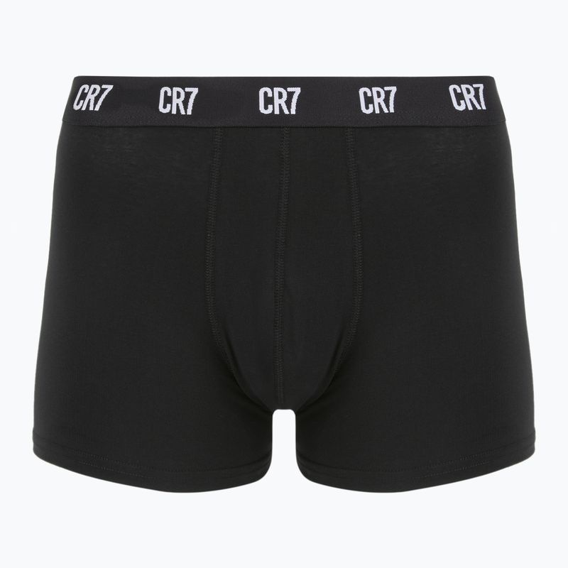 Bokserki męskie CR7 Basic Trunk 5 par black/white