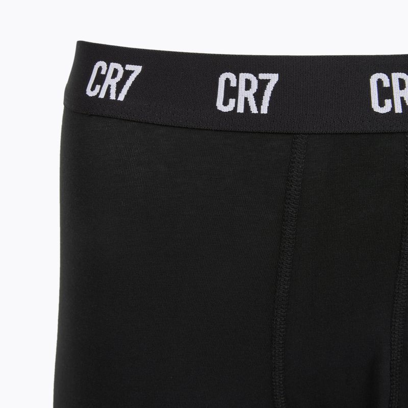 Bokserki męskie CR7 Basic Trunk 5 par black/white 3