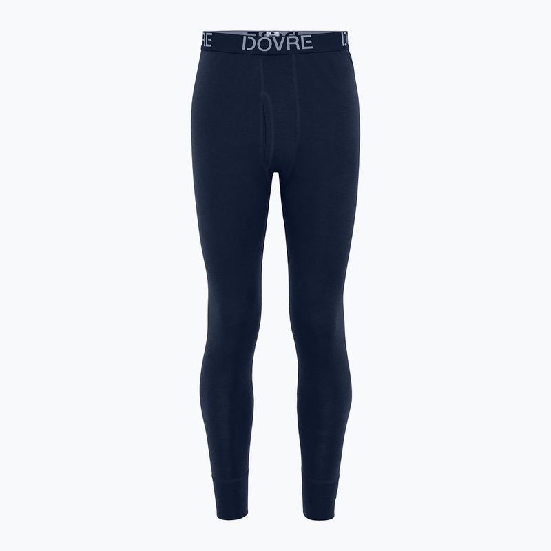 Spodnie termoaktywne męskie Dovre Wool Long Johns navy