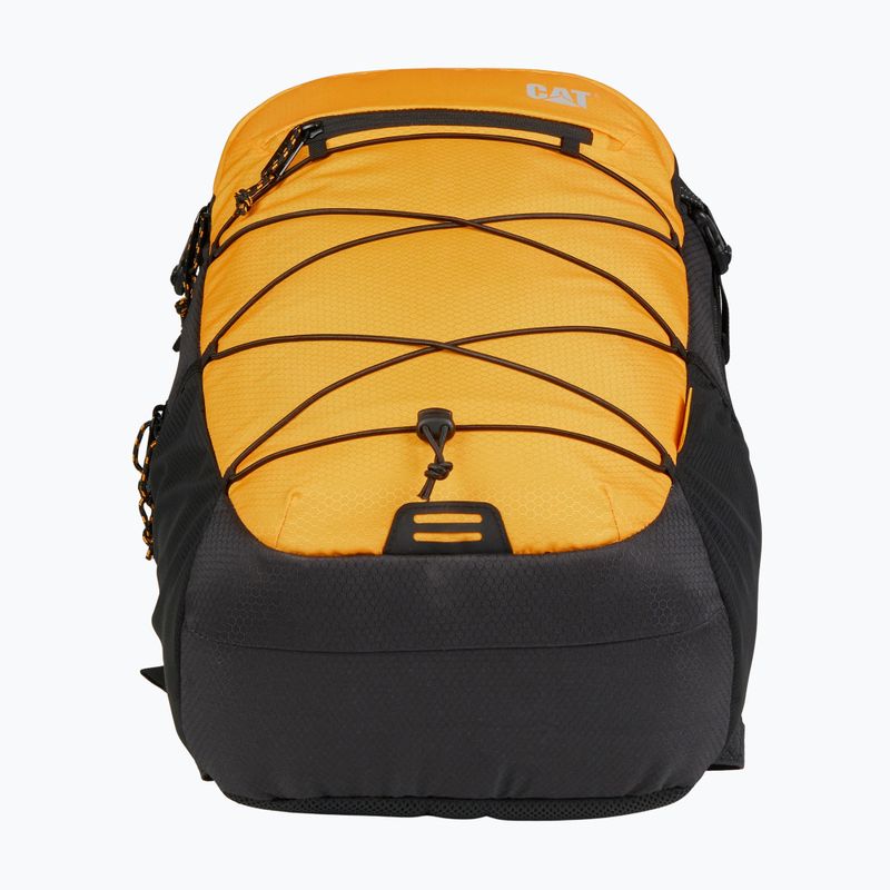 Plecak miejski Caterpillar Logan Backpack 25 l black/yellow 4