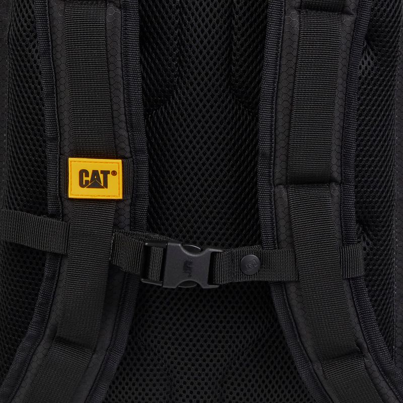 Plecak miejski Caterpillar Logan Backpack 25 l black/yellow 10