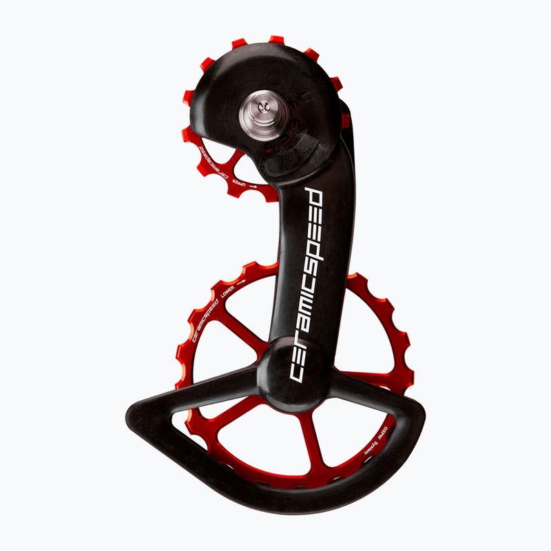 Wózek przerzutki CeramicSpeed OSPW 9100/R8000 Series Coated czerwony 106318