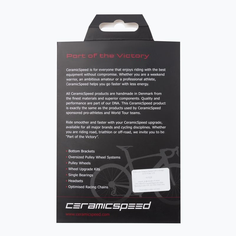 Łańcuch rowerowy CeramicSpeed UFO SRAM AXS Road 12S srebrny 107529 2