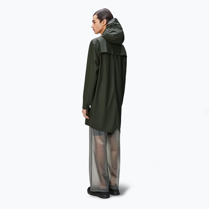 Kurtka Rains Long Jacket green 6