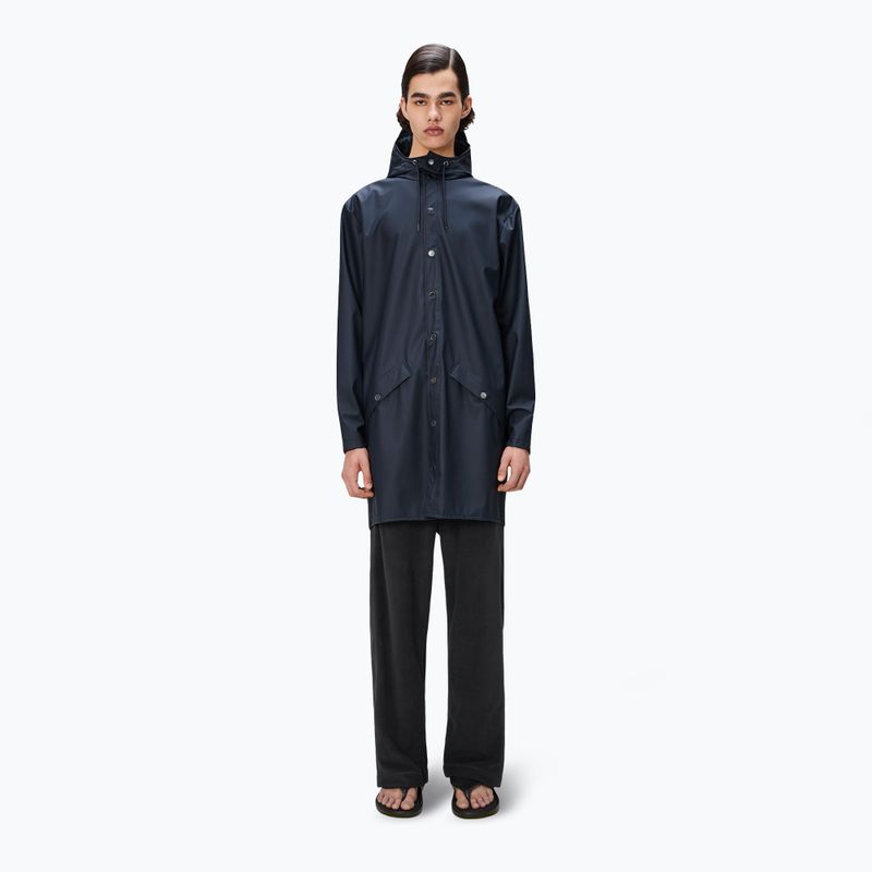 Kurtka Rains Long Jacket navy 4