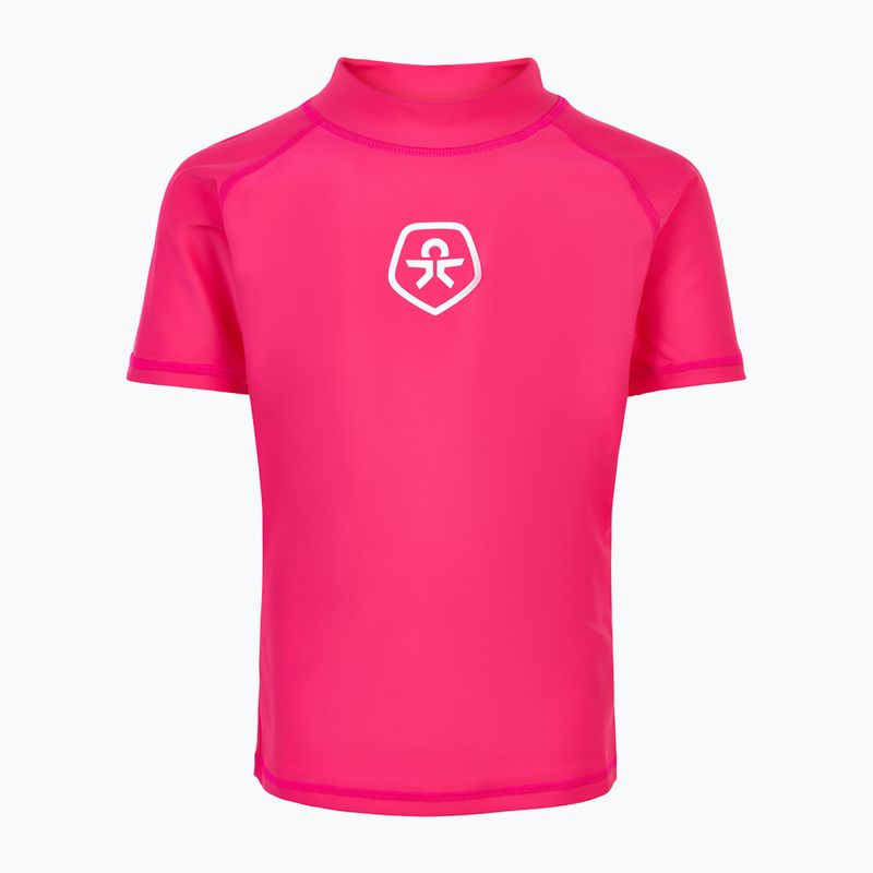Koszulka do pływania dziecięca Color Kids Solid pink/yarrow