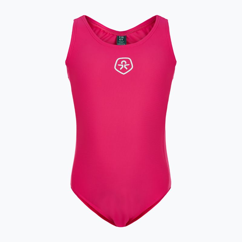 Strój kąpielowy jednoczęściowy dziecięcy Color Kids solid pink/yarrow