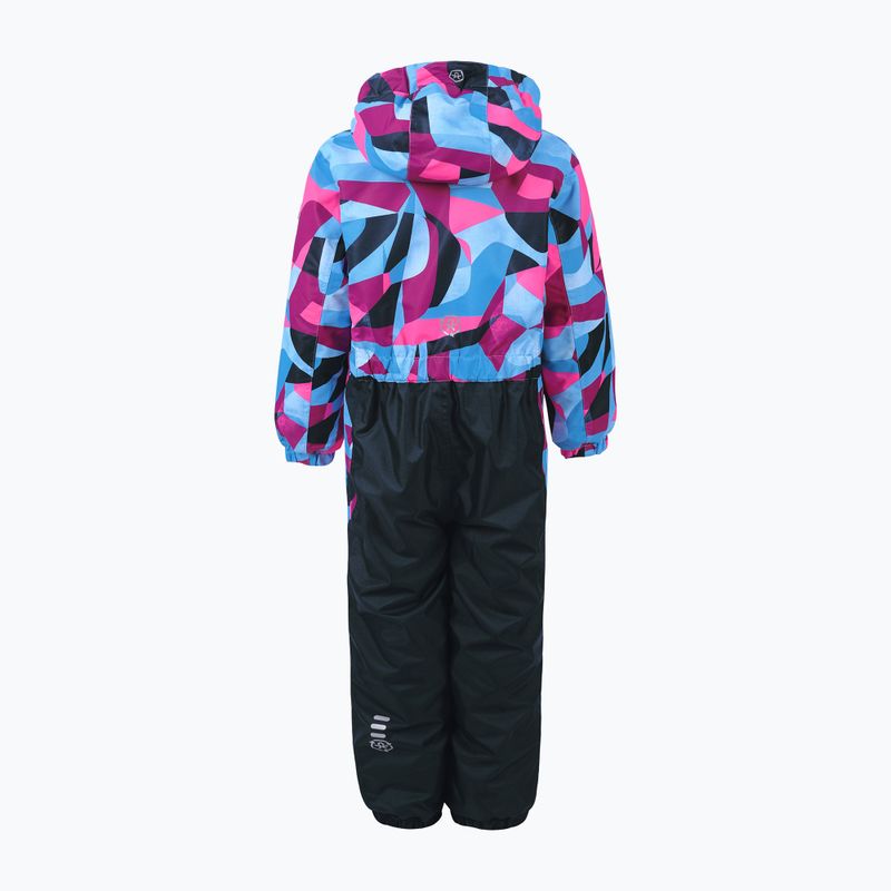 Kombinezon narciarski dziecięcy Color Kids Coverall AOP AF 10.000 festival fuchsia 2