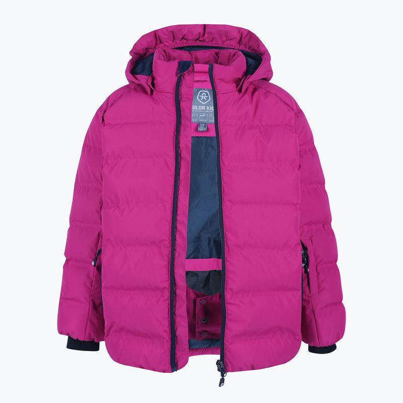 Kurtka narciarska dziecięca Color Kids Ski Jacket Quilted AF 10.000 festival fuchsia 2