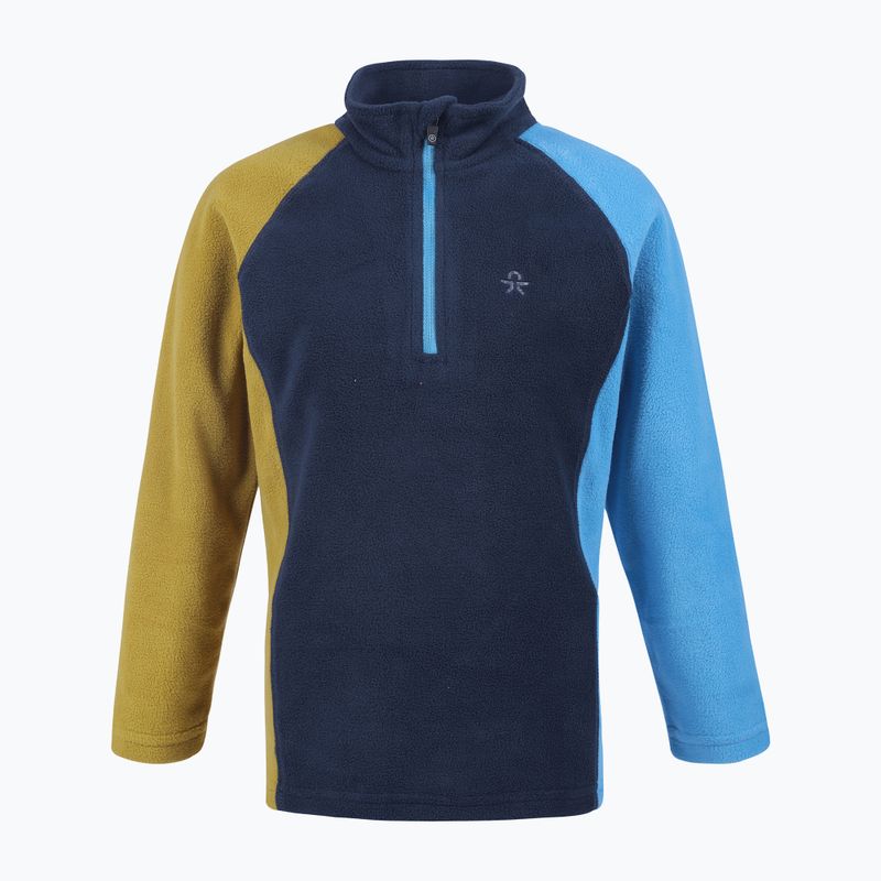 Bluza polarowa dziecięca Color Kids Fleece Pulli Colorblock blue