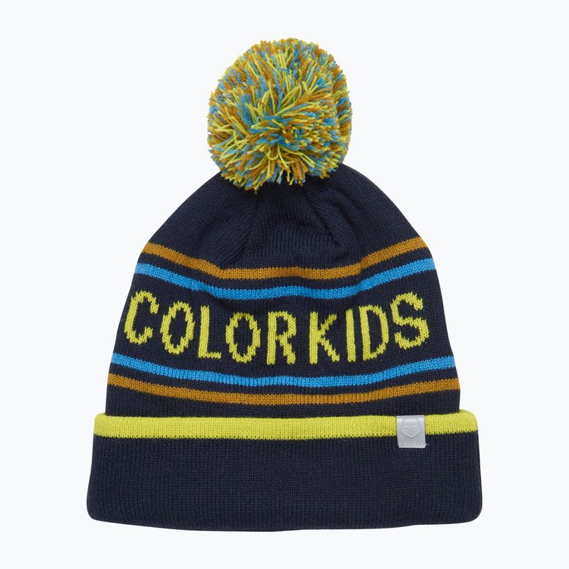 Czapka zimowa dziecięca Color Kids Hat Logo CK sulphur spring 7