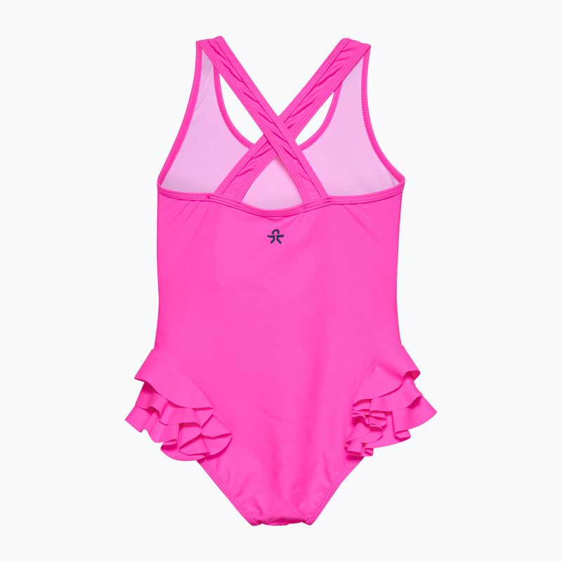 Strój kąpielowy jednoczęściowy dziecięcy Color Kids Application sugar/pink 2