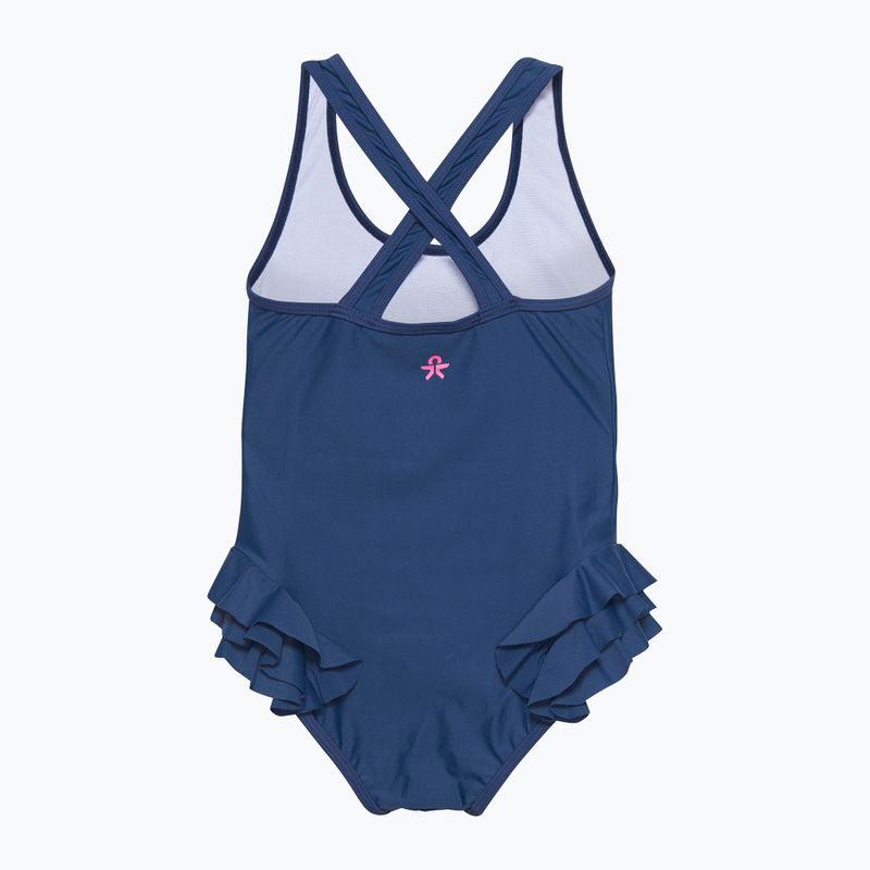 Strój kąpielowy jednoczęściowy dziecięcy Color Kids Application dark/denim 2