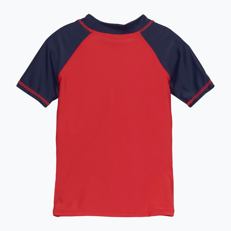 Koszulka do pływania dziecięca Color Kids Print goji/berry 2