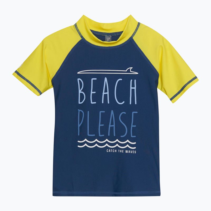 Koszulka do pływania dziecięca Color Kids Print dark/denim