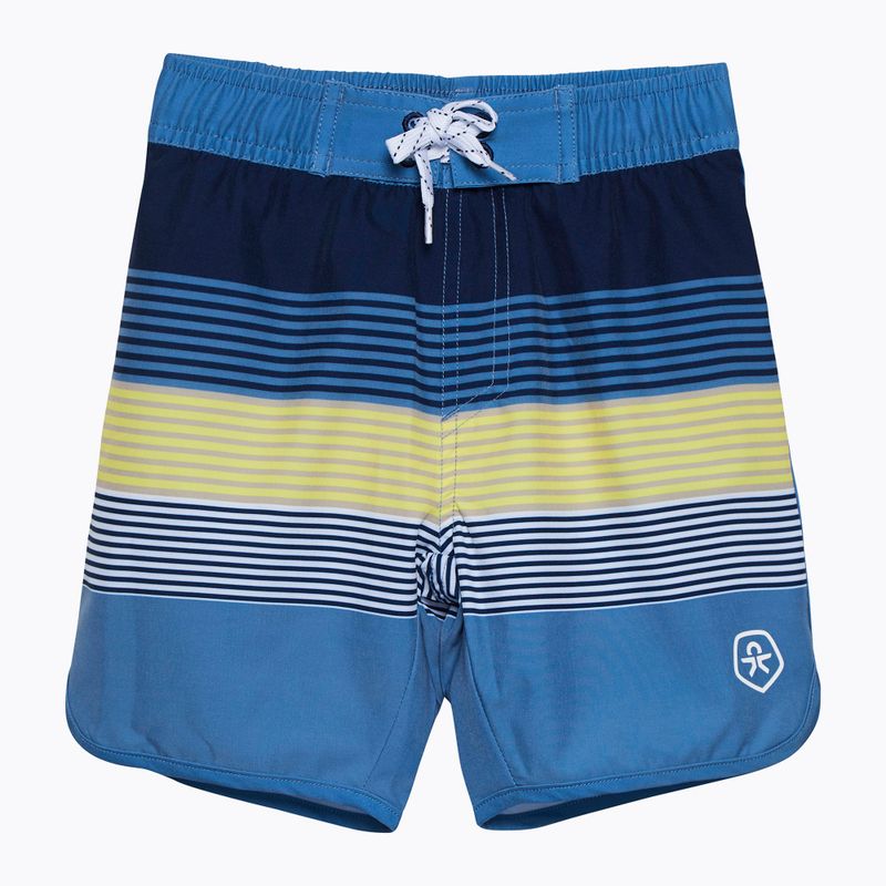 Szorty kąpielowe dziecięce Color Kids AOP coronet/blue