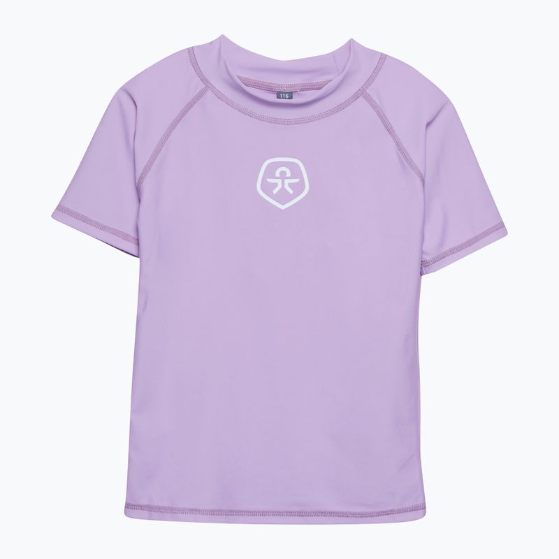 Koszulka do pływania dziecięca Color Kids Solid lavender/mist