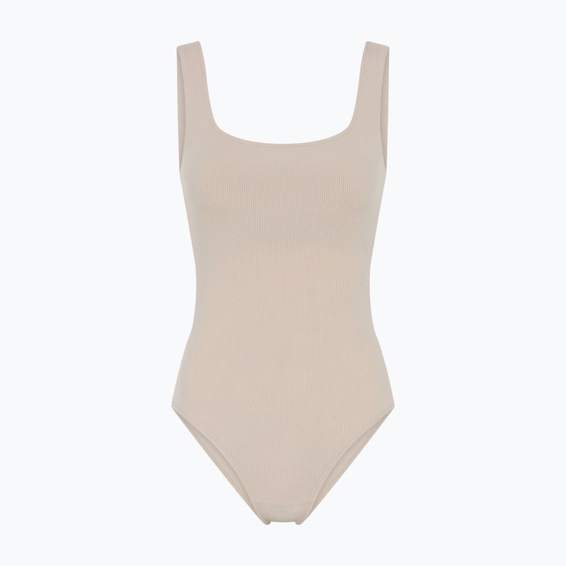Body treningowe damskie Girlfriend Collective Penny Square Neck cream 7