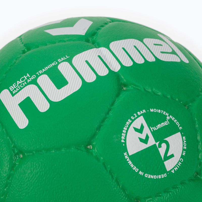 Piłka do piłki ręcznej Hummel HML Beach green/white rozmiar 2 3