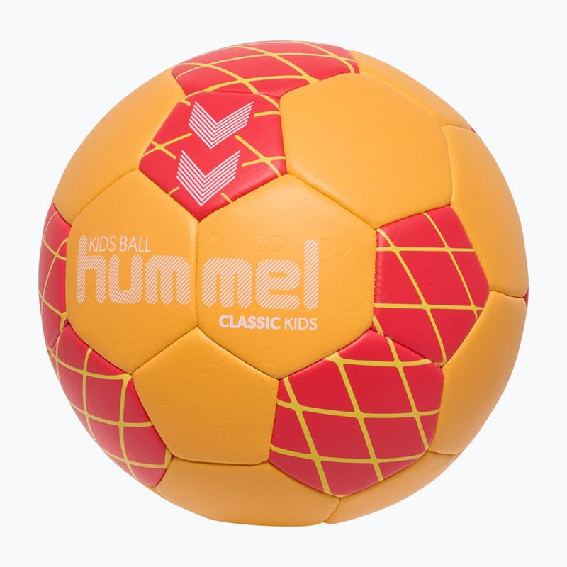 Piłka do piłki ręcznej dla dzieci Hummel Classic HB Jr orange/red/yellow size 0 2