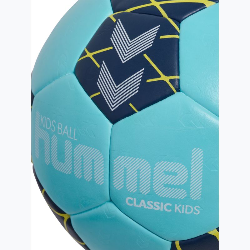 Piłka do piłki ręcznej dla dzieci Hummel Classic HB Jr light blue/marine/yellow size 0 4