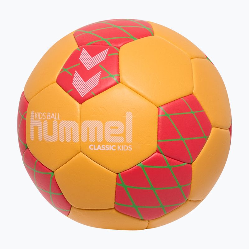 Piłka do piłki ręcznej dla dzieci Hummel Classic HB Jr orange/red/green size 0.0 2