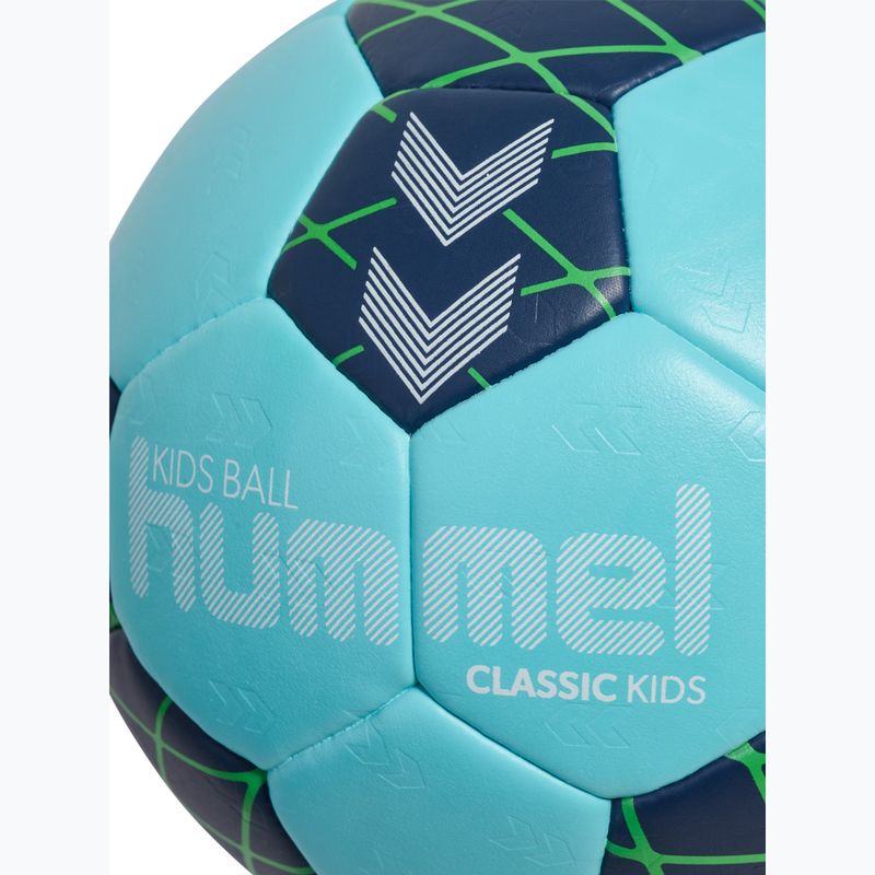 Piłka do piłki ręcznej dla dzieci Hummel Classic HB Jr light blue/marine/green size 0.0 4