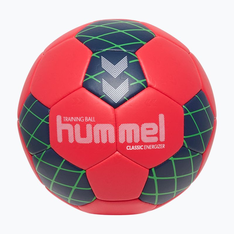 Piłka do piłki ręcznej Hummel Classic Energizer red/marine/green size 0