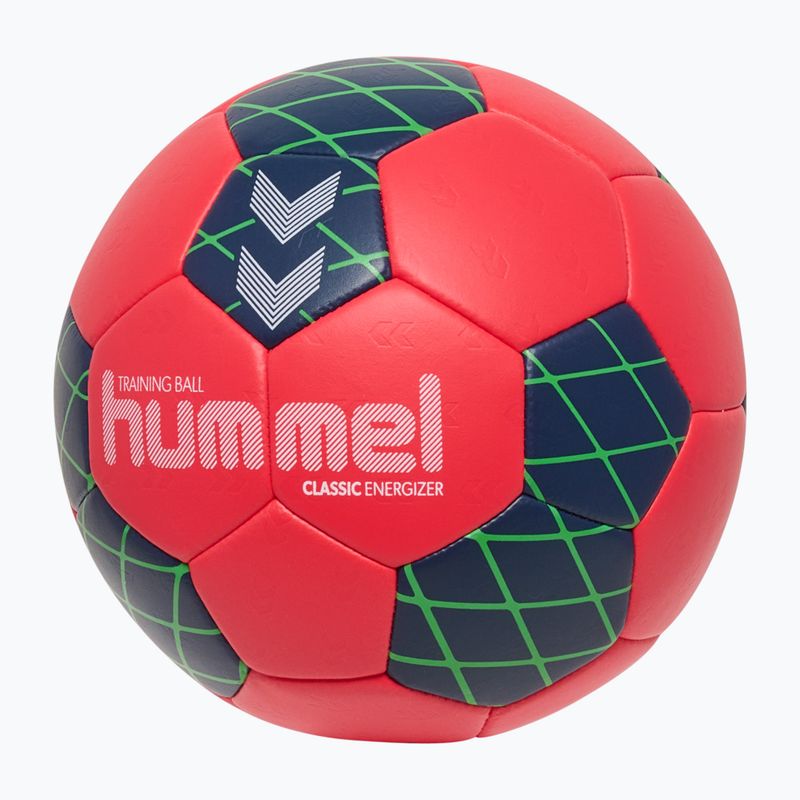 Piłka do piłki ręcznej Hummel Classic Energizer red/marine/green size 0 2