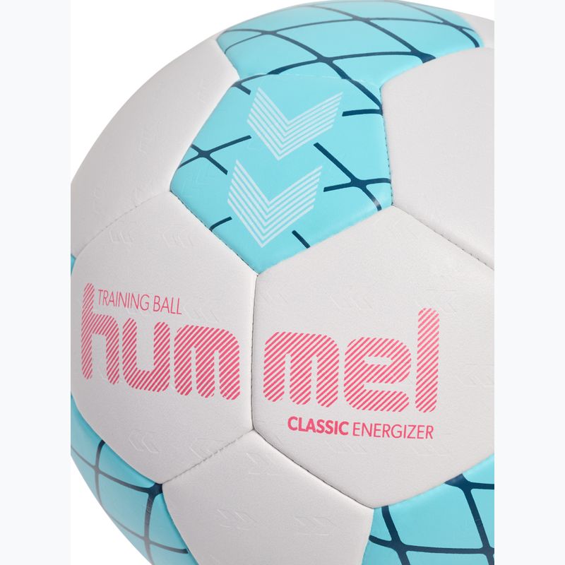 Piłka do piłki ręcznej Hummel Classic Energizer off white/light blue/marine size 2 4