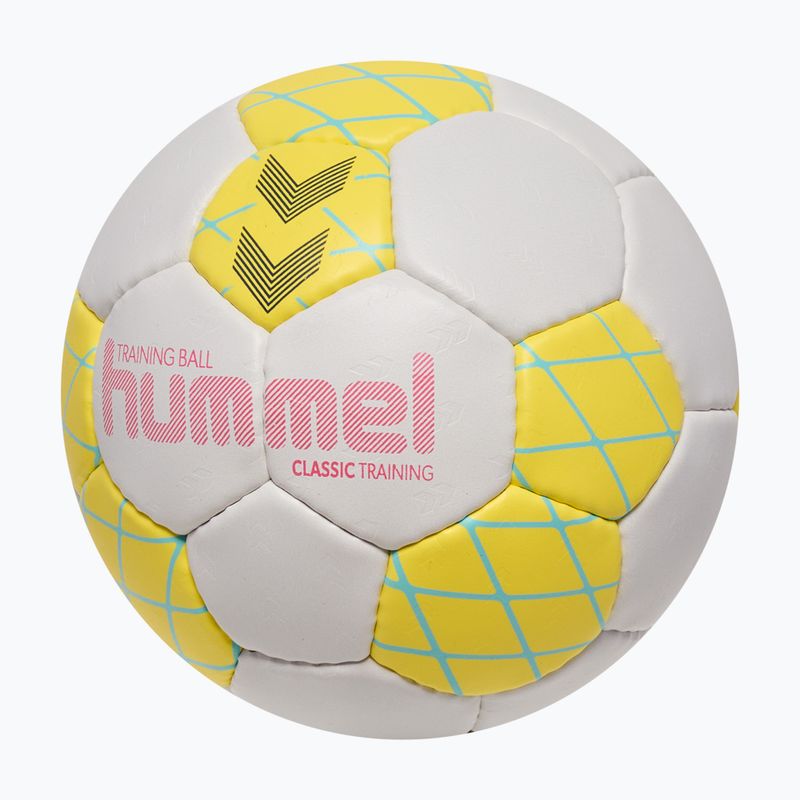 Piłka do piłki ręcznej Hummel Classic Training HB white/yellow/blue size 1 2