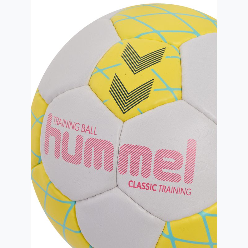 Piłka do piłki ręcznej Hummel Classic Training HB white/yellow/blue size 1 4