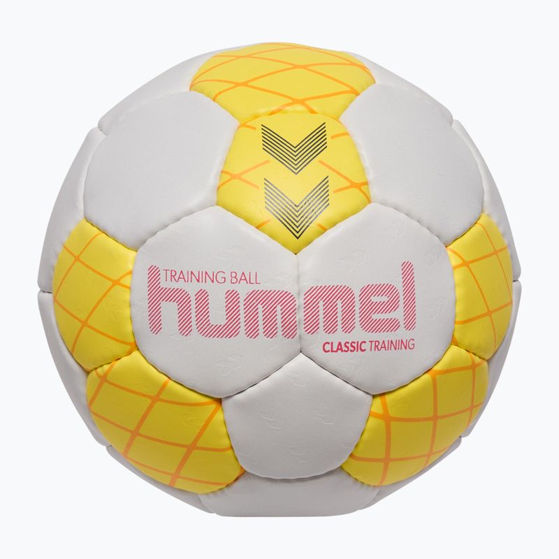 Piłka do piłki ręcznej Hummel Classic Training HB white/yellow/blue size 2