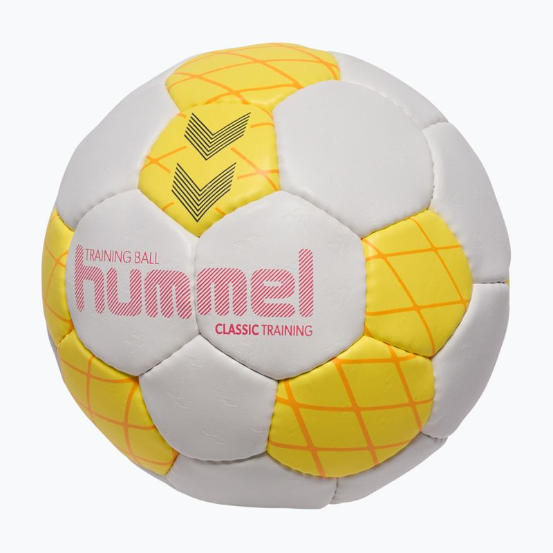 Piłka do piłki ręcznej Hummel Classic Training HB white/yellow/blue size 2 2