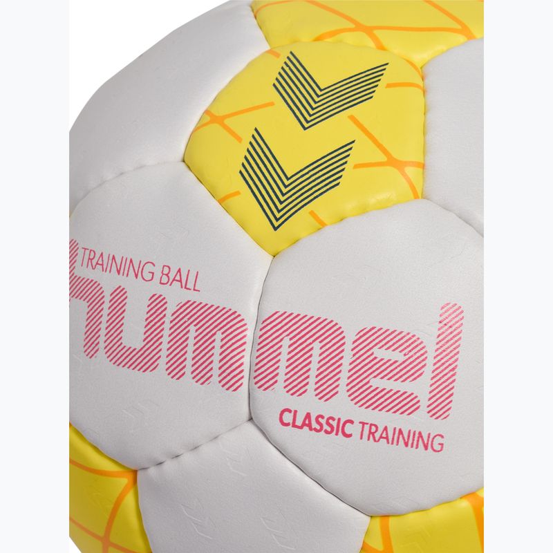 Piłka do piłki ręcznej Hummel Classic Training HB white/yellow/blue size 2 4