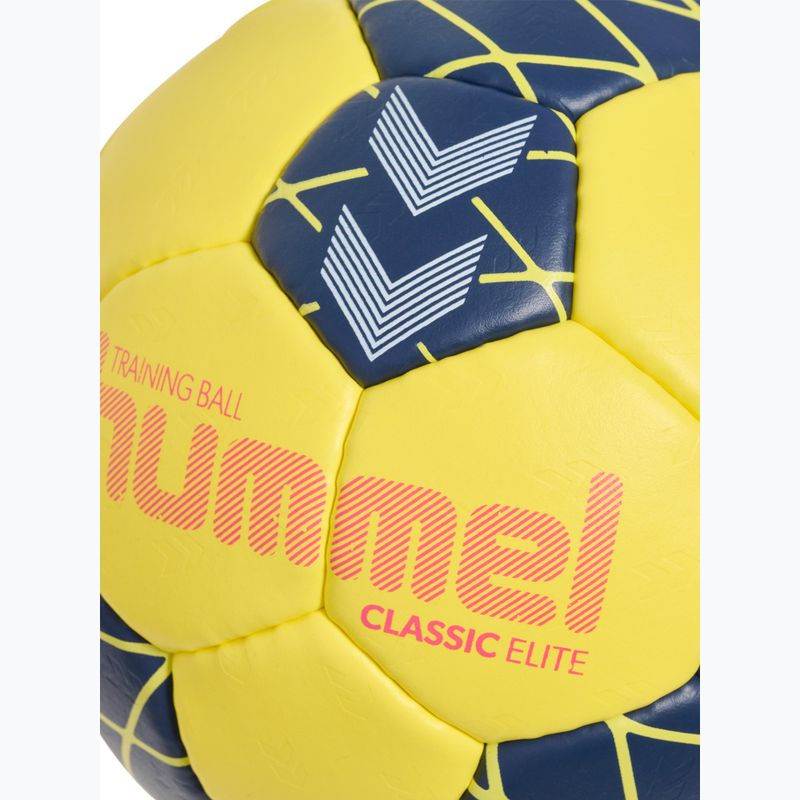 Piłka do piłki ręcznej Hummel Classic Elite HB yellow/marine size 1 4