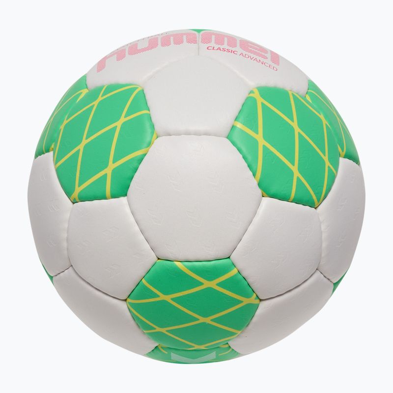 Piłka do piłki ręcznej Hummel Classic Advanced HB off white/green/yellow size 2 3