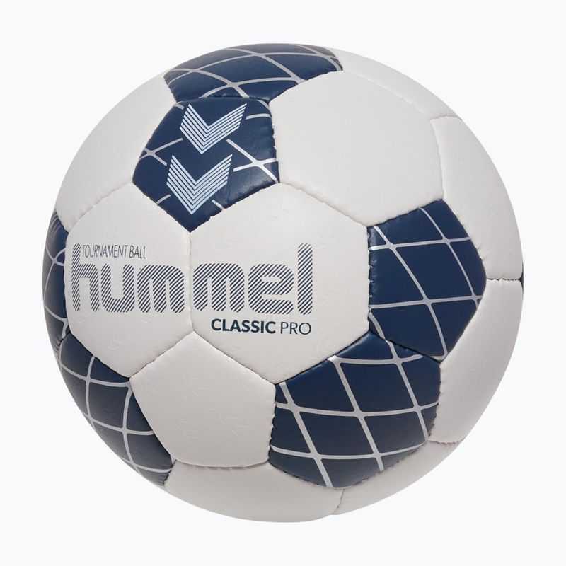 Piłka do piłki ręcznej Hummel Classic Pro HB off white/marine/silver size 2 2